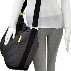 Sherpani Force Gym Yoga Tote Bag Wellness Collection Heather Gray Zip Pocket EUC